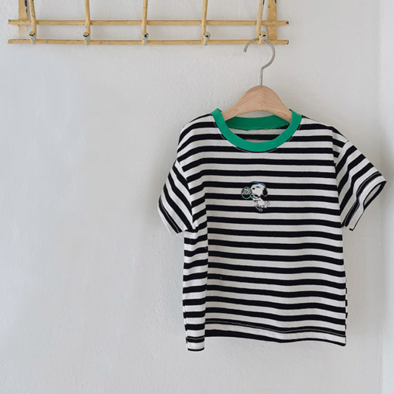 Casual Short Sleeves Summer New Children’s T-shirt, Unisex Baby