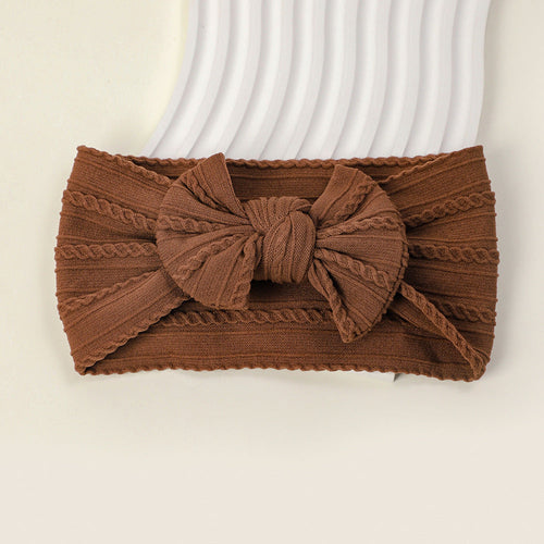 European and American Soft Elastic Nylon Children's Butterfly Bow New