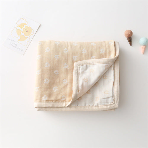 Baby Children Cartoon & Dot Graphic Pure Cotton Blanket