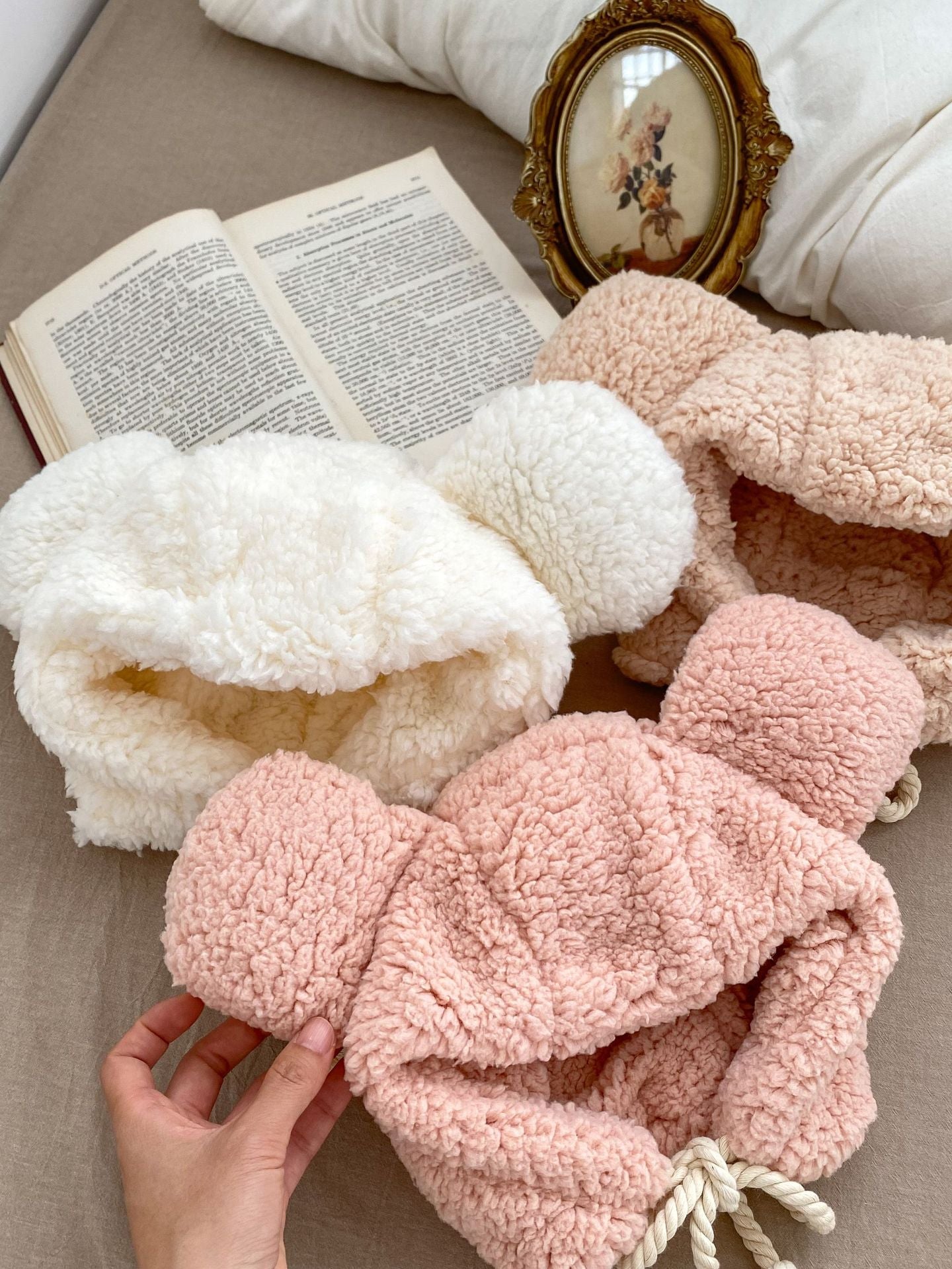 Winter Infant Baby Boys And Girls Solid Fluffy Thermal BOMBER Hats