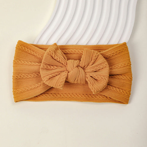 European and American Soft Elastic Nylon Children's Butterfly Bow New