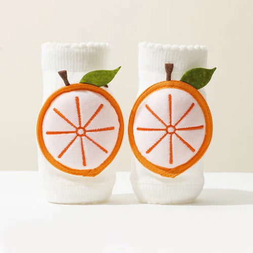 Baby 3D Cartoon Patched Pattern Mesh Breathable Design Anti-Fall Knee