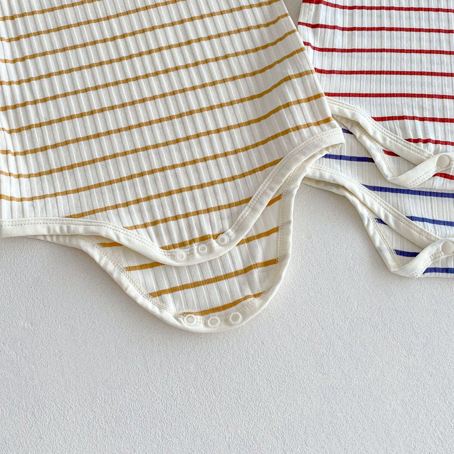 Hot Selling Summer Baby Kids Unisex Striped Pattern Sleeveless Onesies