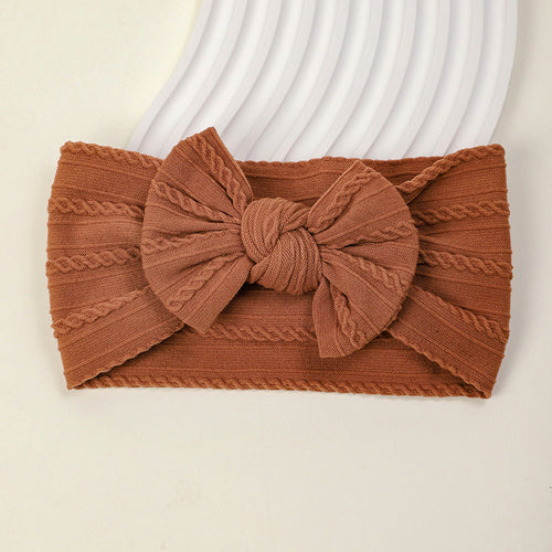 European and American Soft Elastic Nylon Children's Butterfly Bow New