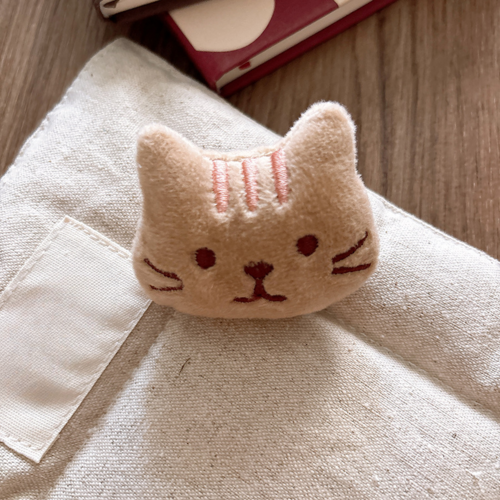 Versatile Cute Cartoon Plush Childrenâ€™s Hair Clip with 3D Cotton