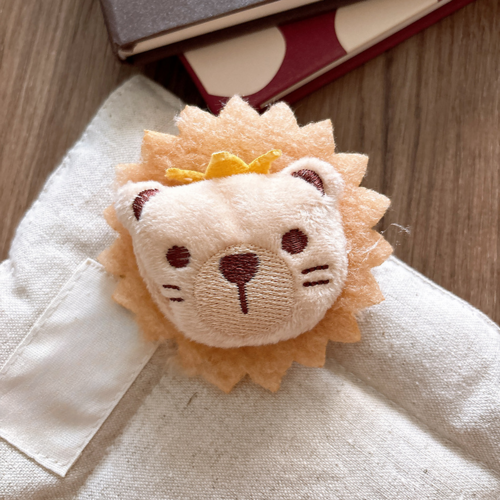 Versatile Cute Cartoon Plush Childrenâ€™s Hair Clip with 3D Cotton
