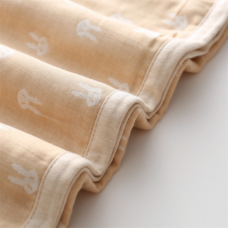 Baby Children Cartoon & Dot Graphic Pure Cotton Blanket