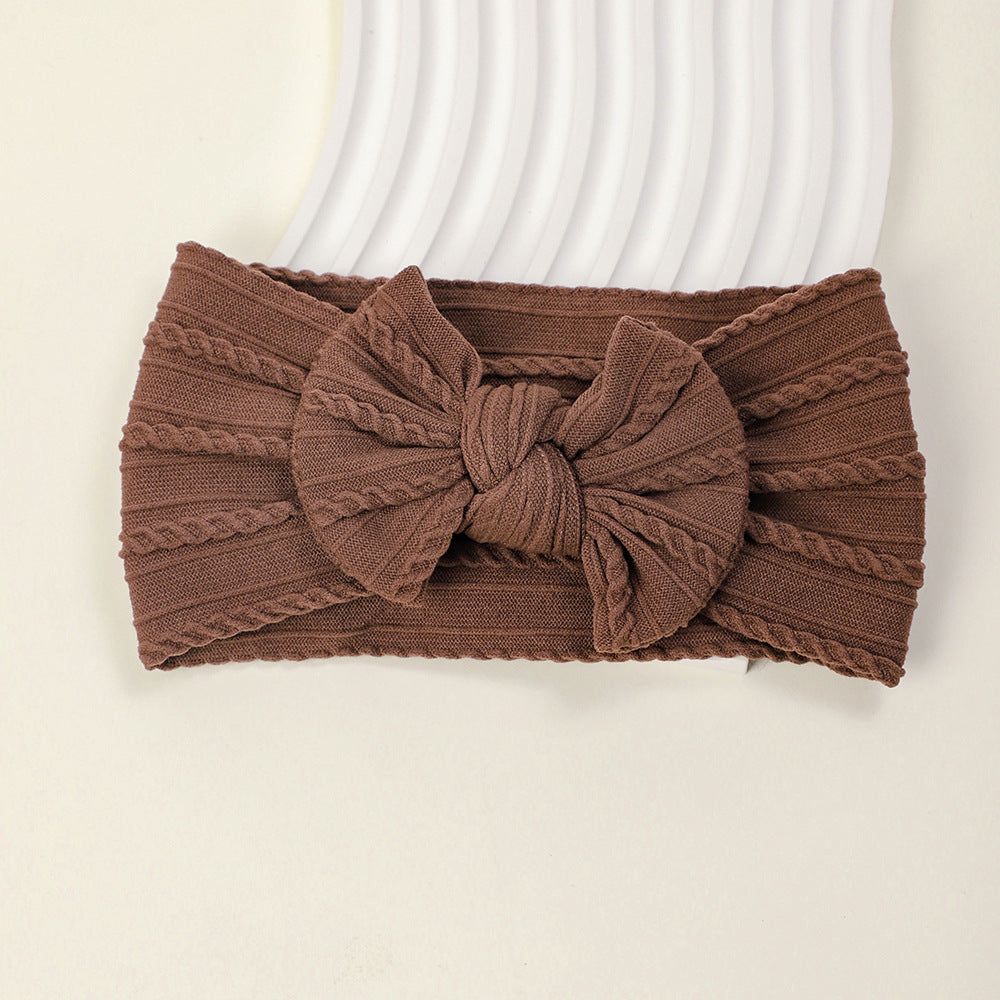 European and American Soft Elastic Nylon Children's Butterfly Bow New